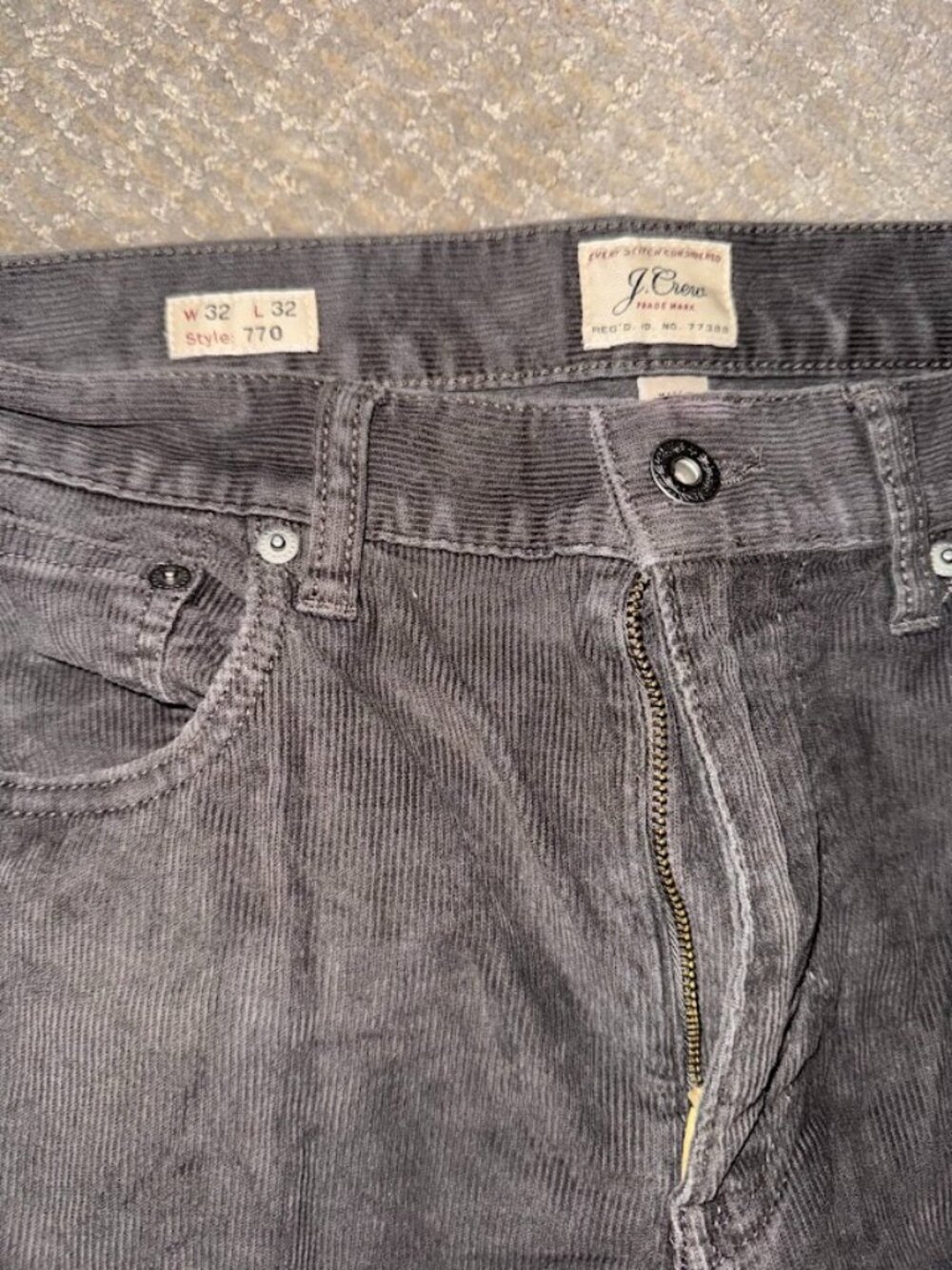 J.Crew 770 Straight-Fit Corduroy Pants 32/32